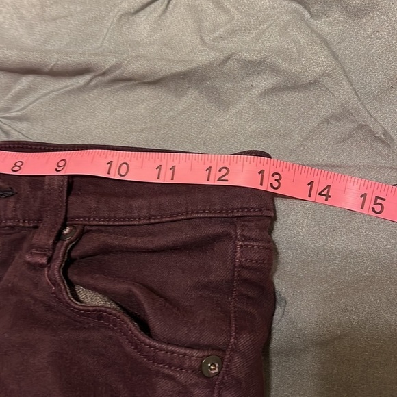 Rag & Bone Purple Plum Skinny Stretch Jean Pants Size 24 - Picture 11 of 13
